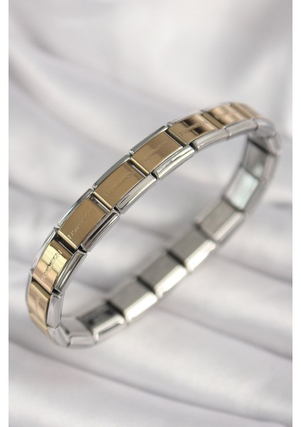 316L Çelik Gümüş Renk Yazılı Nomination Model Kadın Bileklik