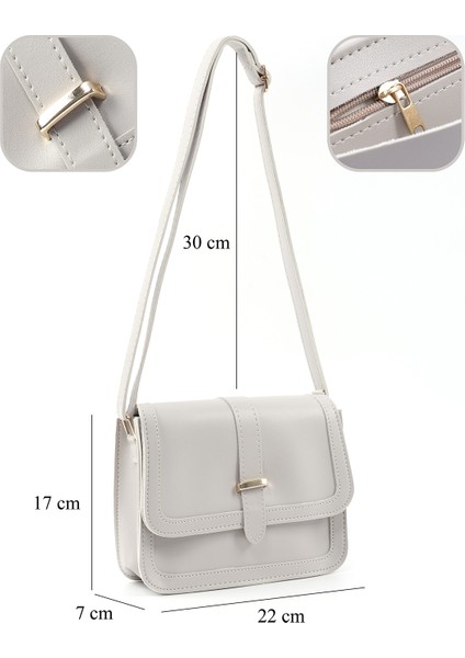 Gri Shk127 Deri Iç Fermuar Cepli Çıtçıt Kapamalı El,Kol Ve Omuz Çantası U:17 E:22 G:7 Cm fırsatları