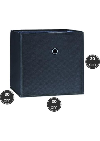 3'lü Çamaşır Oyuncak Raf Düzenleyici Set, Kapaksız Dolap Içi Saklama Kutusu (30X30X30CM) 3 Adet fiyatları