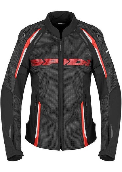 Spıdı Race Warrıor 2 Net Lady Yazlık Ceket Siyah Kırmızı