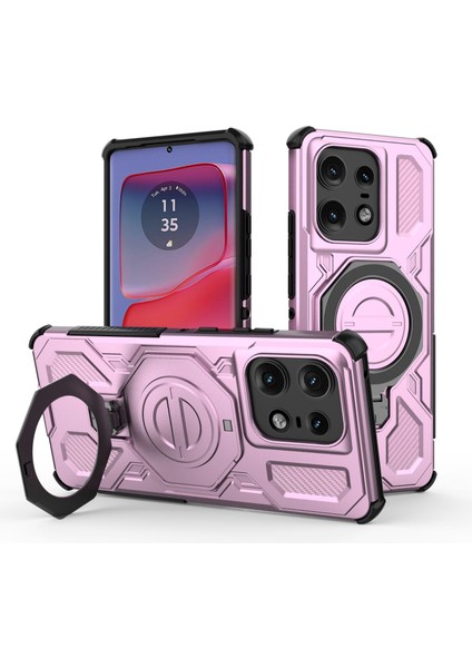 Motorola Edge 50 Pro Manyetik Telefon Kılıfı, Askeri Düşme Korumalı Magsafe Telefon Kılıfı Kapağı Motorola Edge 50 Pro (Yurt Dışından)