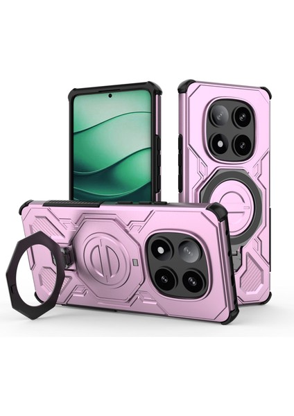 Xiaomi Redmi Note 14 Pro 5G Manyetik Telefon Kılıfı, Askeri Düşme Korumalı MagSafe Telefon Kılıfı Kapağı Xiaomi Redmi Note 14 Pro 5G (Yurt Dışından)