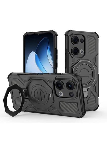 Oppo Reno 13 Manyetik Telefon Kılıfı, Askeri Düşme Korumalı Magsafe Telefon Kılıfı Kapağı Oppo Reno 13 (Yurt Dışından)