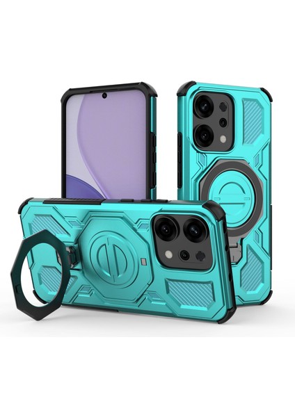 Oppo Reno 14 Manyetik Telefon Kılıfı, Askeri Düşme Korumalı Magsafe Telefon Kılıfı Kapağı Oppo Reno 14 (Yurt Dışından)