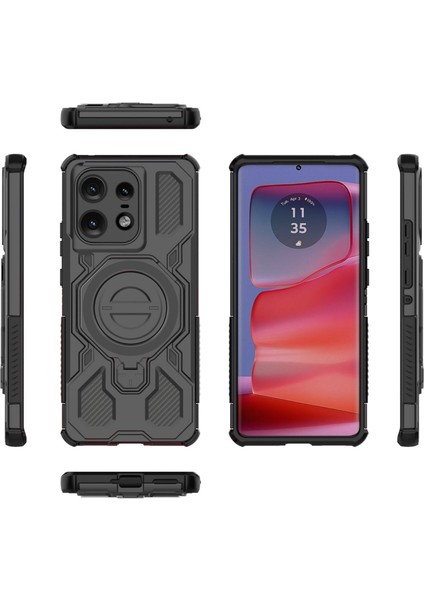 Motorola Edge 50 Pro Manyetik Telefon Kılıfı, Askeri Düşme Korumalı Magsafe Telefon Kılıfı Kapağı Motorola Edge 50 Pro (Yurt Dışından) fiyatları