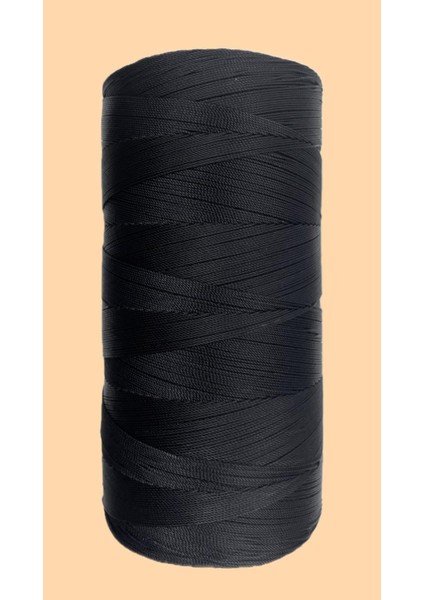 Yüksek Mukavemetli Naylon Iplik 210/9 500GR Siyah