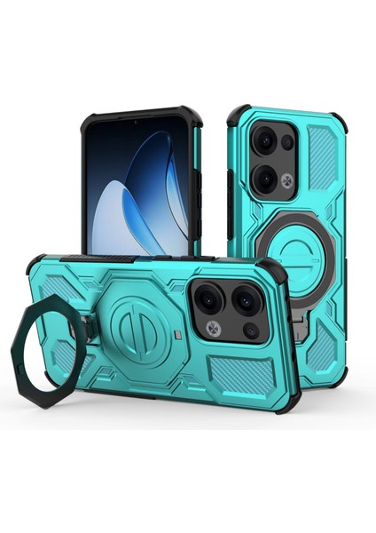 Oppo Reno 13 Pro Manyetik Telefon Kılıfı, Askeri Düşme Korumalı Magsafe Telefon Kılıfı Kapağı Oppo Reno 13 Pro (Yurt Dışından)