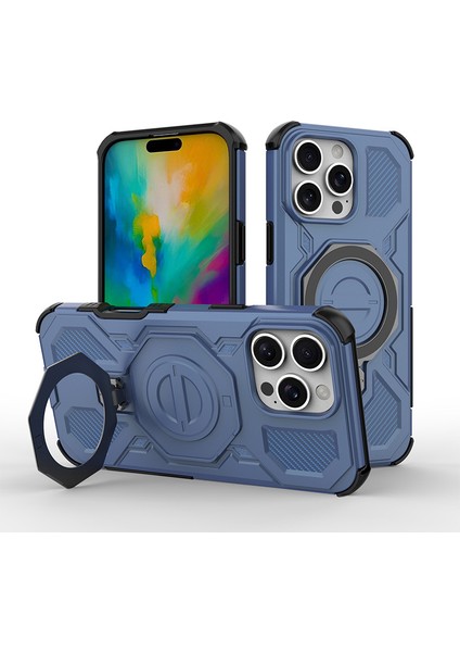 iPhone 16 Plus Manyetik Telefon Kılıfı, Askeri Düşme Korumalı Magsafe Telefon Kılıfı Kapağı iPhone 16 Plus (Yurt Dışından)