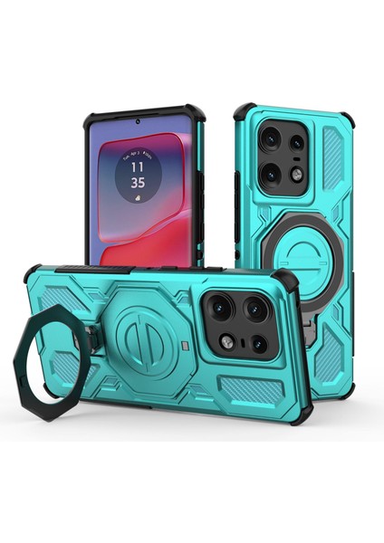 Motorola Edge 50 Pro Manyetik Telefon Kılıfı, Askeri Düşme Korumalı Magsafe Telefon Kılıfı Kapağı Motorola Edge 50 Pro (Yurt Dışından)