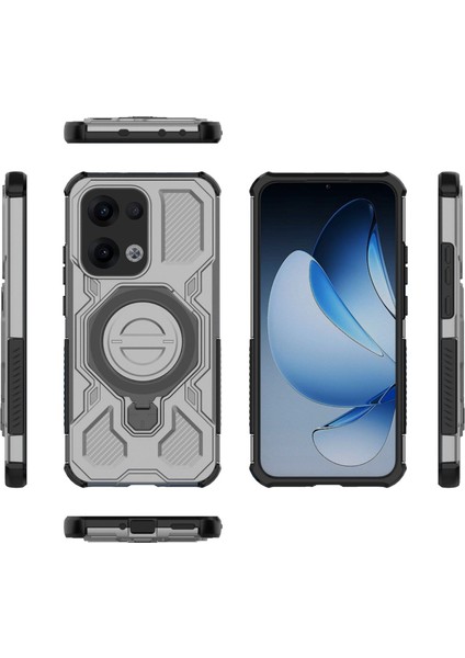 Oppo Reno 13 Manyetik Telefon Kılıfı, Askeri Düşme Korumalı Magsafe Telefon Kılıfı Kapağı Oppo Reno 13 (Yurt Dışından) fiyatları