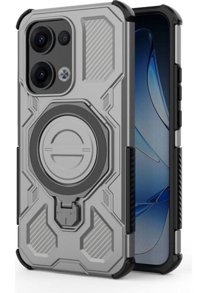 Oppo Reno 13 Manyetik Telefon Kılıfı, Askeri Düşme Korumalı Magsafe Telefon Kılıfı Kapağı Oppo Reno 13 (Yurt Dışından) modelleri