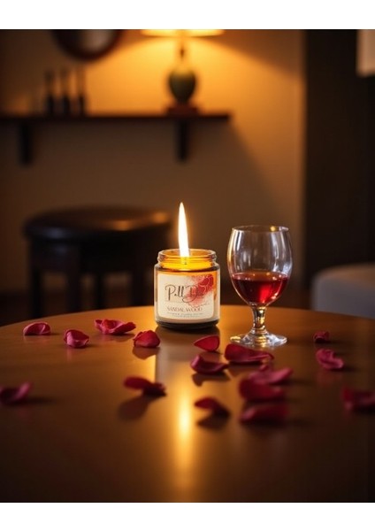 Sandalwood Aromaterapi Mum – Ahşap Fitil, Doğal Soya Mumu fiyatları