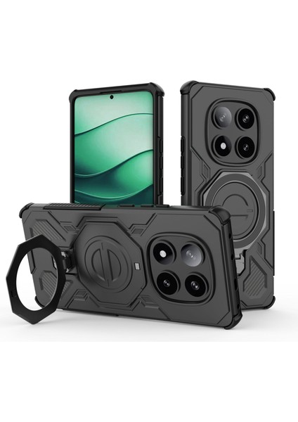 Xiaomi Redmi Note 14 Pro 5G Manyetik Telefon Kılıfı, Askeri Düşme Korumalı MagSafe Telefon Kılıfı Kapağı Xiaomi Redmi Note 14 Pro 5G (Yurt Dışından)