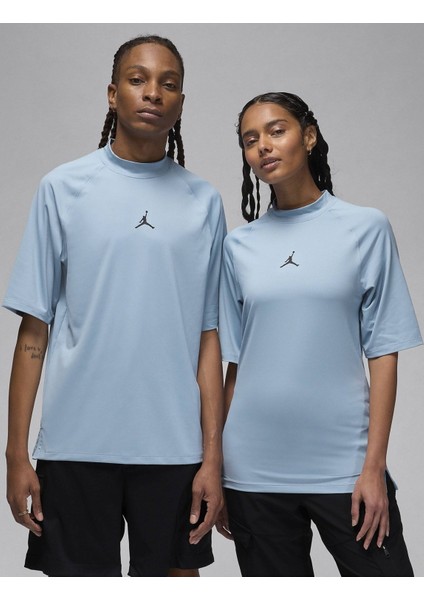 Jordan Dri Fit Sport Men's Golf T-Shirt Unisex Glof Tişört Açık Mavi