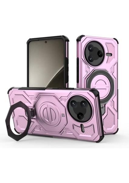 Xiaomi Poco F7 Pro Manyetik Telefon Kılıfı, Askeri Düşme Korumalı Magsafe Telefon Kılıfı Kapağı Xiaomi Poco F7 Pro (Yurt Dışından)