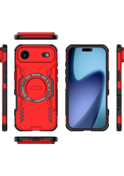 iPhone 17 Aır Manyetik Telefon Kılıfı, Güçlü Manyetik Isı Dağıtıcı Telefon Kılıfı Kapağı iPhone 17 Aır (Yurt Dışından) modelleri