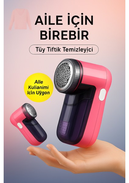Şarjlı Tiftik Alma Makinesi – Giysileriniz Hep Yeni Gibi!