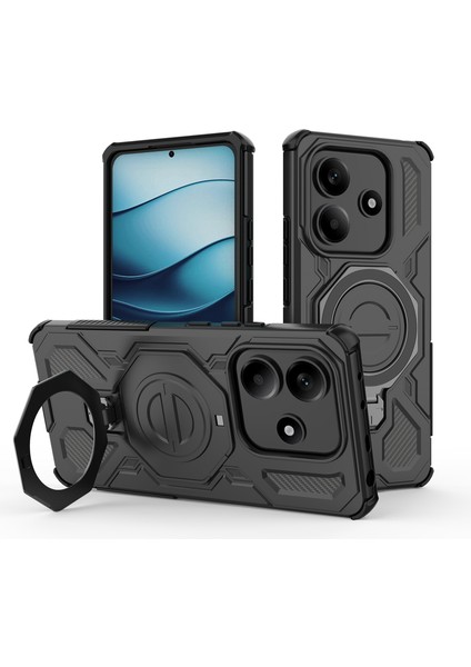 Xiaomi Redmi Note 14 5g Manyetik Telefon Kılıfı, Askeri Düşme Korumalı Magsafe Telefon Kılıfı Kapağı Xiaomi Redmi Note 14 5g (Yurt Dışından)