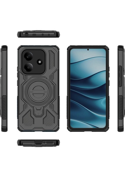 Xiaomi Redmi Note 14 5g Manyetik Telefon Kılıfı, Askeri Düşme Korumalı Magsafe Telefon Kılıfı Kapağı Xiaomi Redmi Note 14 5g (Yurt Dışından) fiyatları