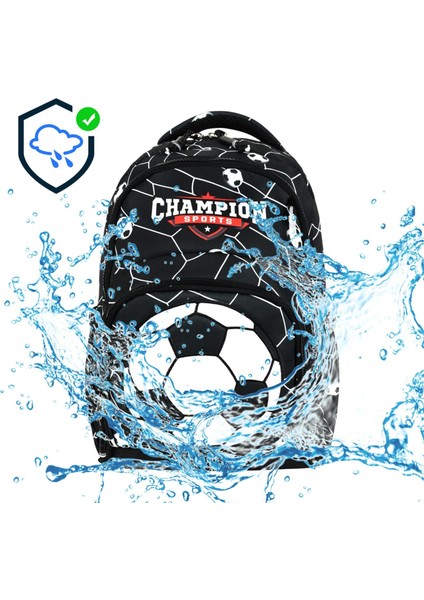 Ultra Lüks Erkek Çocuk Ortopedik Su Geçirmez İlkokul Çantası Termal Beslenme ve Kalemlik