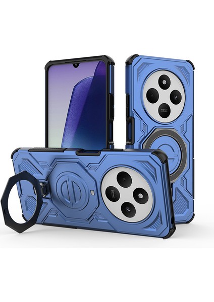 Xiaomi Poco C75 Manyetik Telefon Kılıfı, Askeri Düşme Korumalı Magsafe Telefon Kılıfı Kapağı Xiaomi Poco C75 (Yurt Dışından)