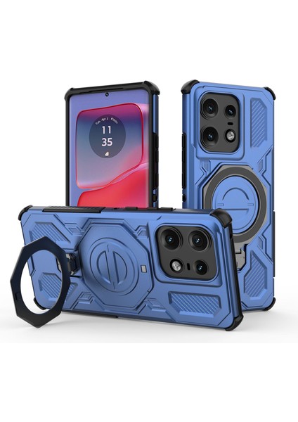 Motorola Edge 50 Pro Manyetik Telefon Kılıfı, Askeri Düşme Korumalı Magsafe Telefon Kılıfı Kapağı Motorola Edge 50 Pro (Yurt Dışından)
