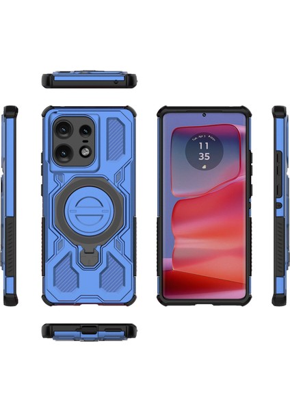 Motorola Edge 50 Pro Manyetik Telefon Kılıfı, Askeri Düşme Korumalı Magsafe Telefon Kılıfı Kapağı Motorola Edge 50 Pro (Yurt Dışından) fiyatları
