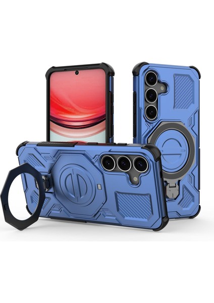 Samsung Galaxy S25 Plus Manyetik Telefon Kılıfı, Askeri Düşme Korumalı Magsafe Telefon Kılıfı Kapağı Samsung Galaxy S25 Plus (Yurt Dışından)