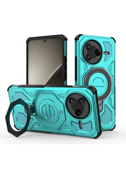 Xiaomi Poco F7 Pro Manyetik Telefon Kılıfı, Askeri Düşme Korumalı Magsafe Telefon Kılıfı Kapağı Xiaomi Poco F7 Pro (Yurt Dışından)