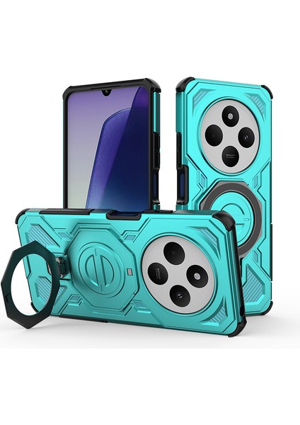 Xiaomi Poco C75 Manyetik Telefon Kılıfı, Askeri Düşme Korumalı Magsafe Telefon Kılıfı Kapağı Xiaomi Poco C75 (Yurt Dışından)