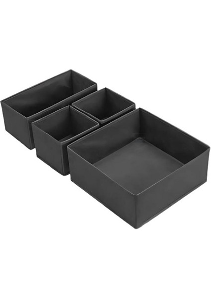 4'lü Dolap Içi Çamaşır Düzenleyici Set, Bebek Kıyafet Eşarp Çorap Sütyen Eşya Saklama Kutu Seti modelleri
