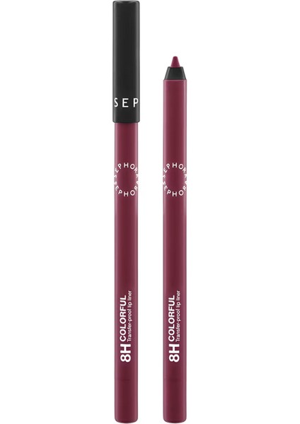 8hr Colorful Lip Liner - Bulaşmayan Dudak Kalemi 18 Plum Syrup (1,20 G)