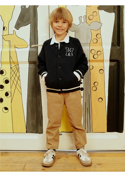 Lcw Kids Bej Beli Lastikli Erkek Çocuk Jogger Pantolon