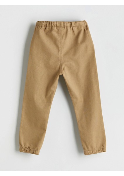 Lcw Kids Bej Beli Lastikli Erkek Çocuk Jogger Pantolon fırsatları