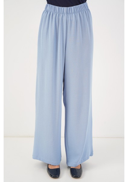 Kadın Önü Bağcıklı Tunik Pantolon Ikili Takım 6744 - Mavi indirimleri