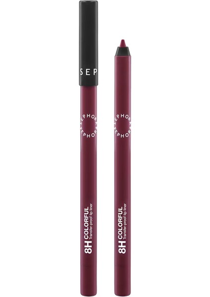 8hr Colorful Lip Liner - Bulaşmayan Dudak Kalemi 20 Berry Bang (1,20 G)