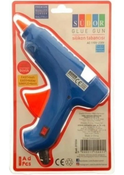 Südor Büyük Mum Silikon Tabancası 110V - 230V Düğmeli