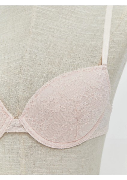 Lcw Dream Pembe Balenli Dolgusuz Dantelli Tişört Sütyen modelleri