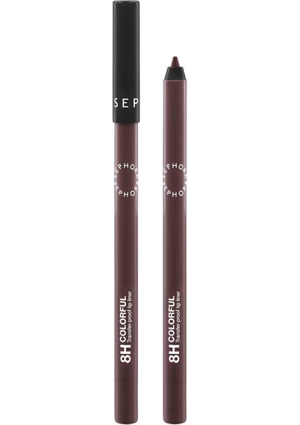 8hr Colorful Lip Liner - Bulaşmayan Dudak Kalemi 15 Molasses (1,20 G)
