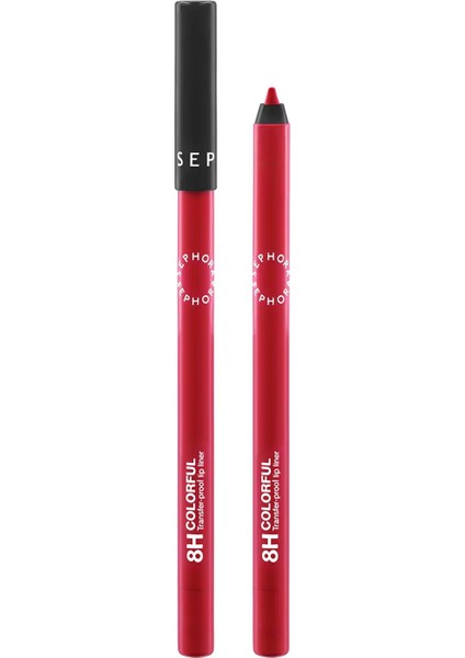 8hr Colorful Lip Liner - Bulaşmayan Dudak Kalemi 17 Always Red (1,20 G)