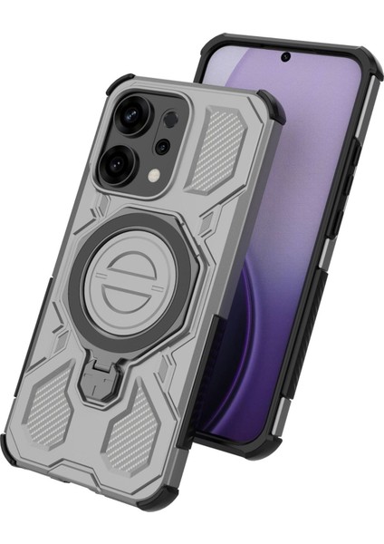 Oppo Reno 14 Manyetik Telefon Kılıfı, Askeri Düşme Korumalı Magsafe Telefon Kılıfı Kapağı Oppo Reno 14 (Yurt Dışından) modelleri