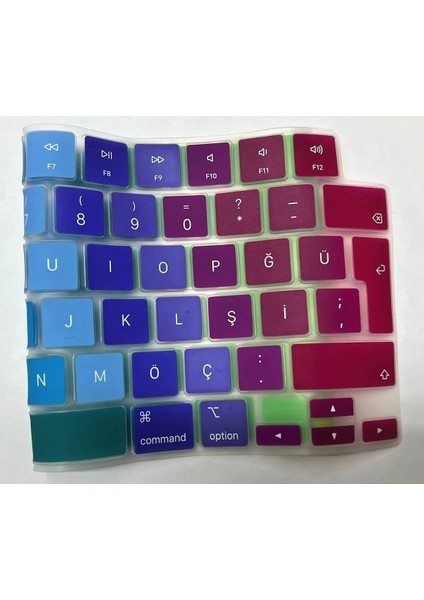 Macbook Air 15 Inç 2025 A3241 M4 Işlemcili Uyumlu Türkçe Q Silikon Klavye Koruyucu fiyatları
