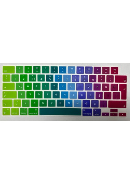 Macbook Air 15 Inç 2025 A3241 M4 Işlemcili Uyumlu Türkçe Q Silikon Klavye Koruyucu fırsatları