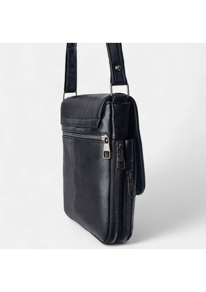 Hakiki Deri Orta Boy Omuz Çantası Postacı Çantası LD591