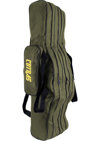 Haki Olta Kamış Çantası 100CM 4 Gözlü