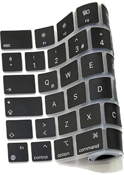 Macbook Air 15 Inç 2025 A3241 M4 Işlemcili Uyumlu Türkçe Q Silikon Klavye Koruyucu fırsatları