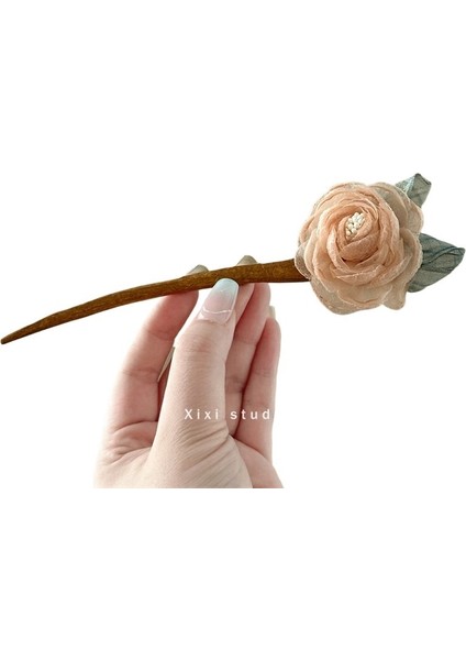 Gül Ağacı Saç Tokası Yaz Saç Tokası Örgü Çiçek Saç Tokası (Yurt Dışından) fiyatları