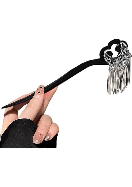 Saç Tokası Yüksek Kaliteli Topuz Saç Tokası Yeni Stil Mizaç Abanoz Saç Tokası Başlığı Kadınlar Için (Yurt Dışından)