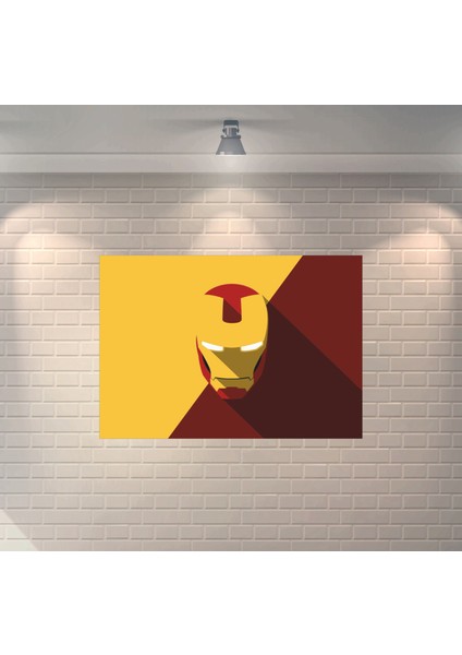 Iron Man Demir Adam 1 Dekoratif Ahşap Poster