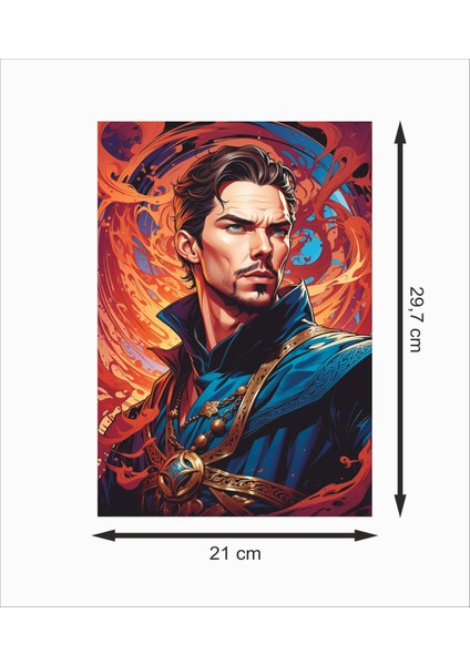 Doctor Strange Dekoratif Retro Ahşap Poster fiyatları